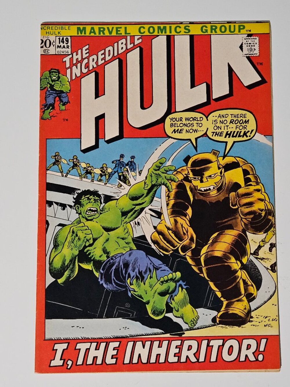 Incredible Hulk #149 (Marvel Comics, 1972) 1st Appearance Inheritor